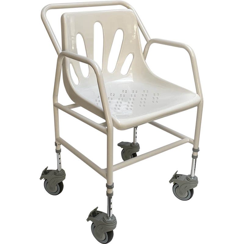 Chaise de douche Nomad à roulettes