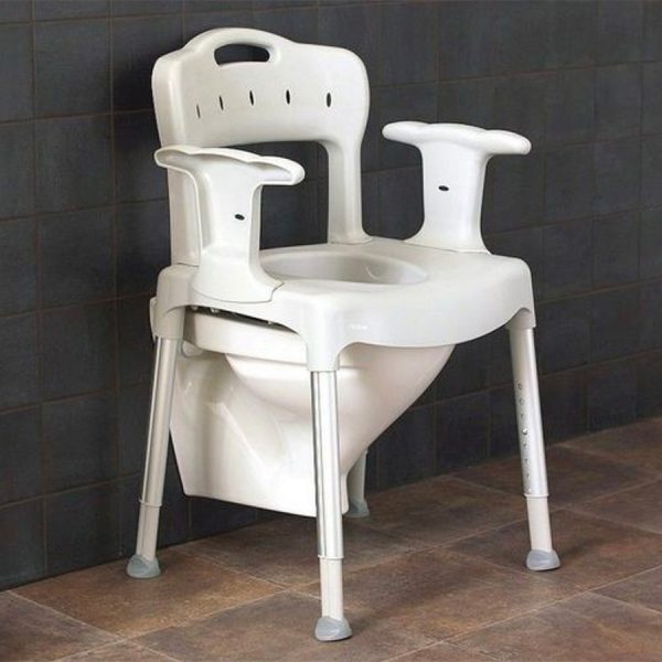 Chaise garde-robe Etac Swift Commode 3 en 1 – Image 4