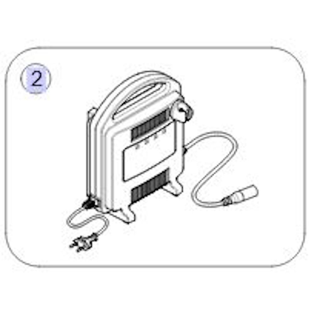 Chargeur et câble pour fauteuil roulant Kite