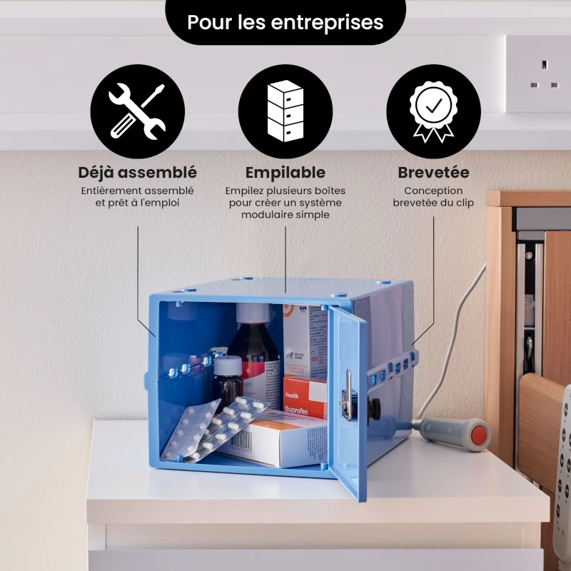 Boîte à médicaments verrouillable Lockabox One Medi
