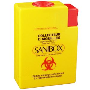 Collecteur d'aiguilles Sanibox Mini 250 ml
