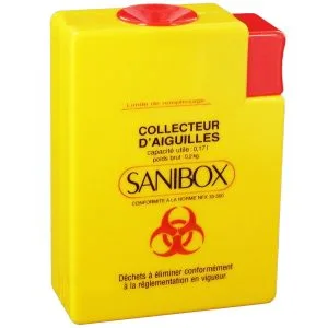 Collecteur d'aiguilles Sanibox Mini 250 ml
