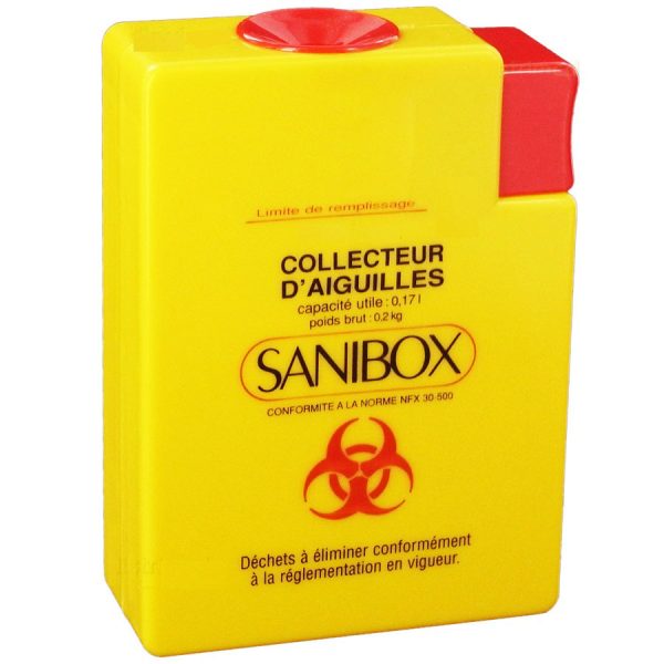 Collecteur d'aiguilles Sanibox Mini 250 ml