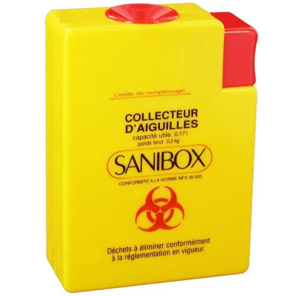 Collecteur d'aiguilles Sanibox Mini 250 ml