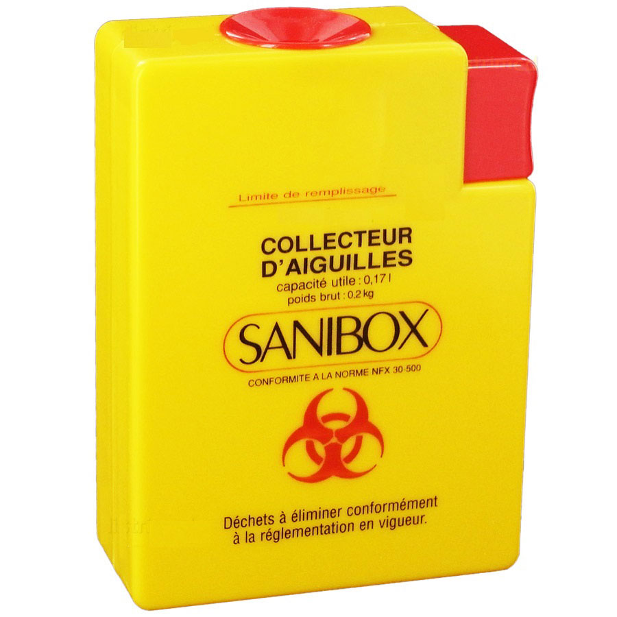 Collecteur d'aiguilles Sanibox Mini 250 ml