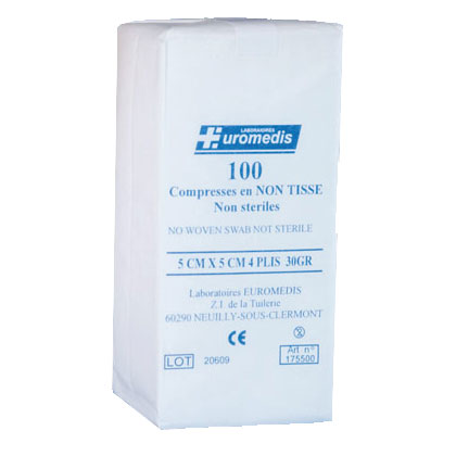 Compresses en non tissé non stériles 40gr 7