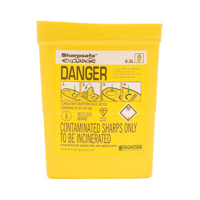 Collecteur d'aiguilles Sharpsafe 0
