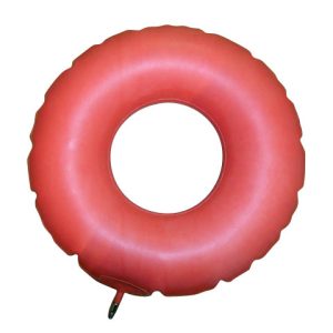 Coussin anti-escarres gonflable forme bouée