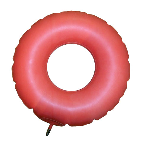 Coussin anti-escarres gonflable forme bouée