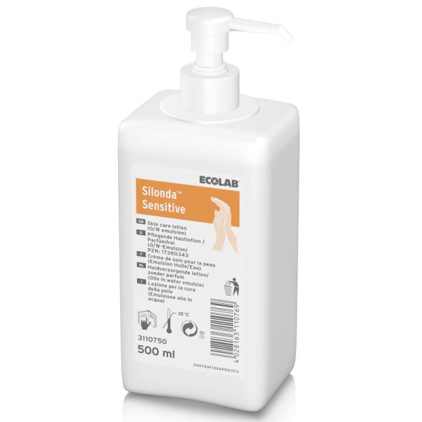 Crème des mains Anios Silonda Sensitive - Flacon pompe 500 ml