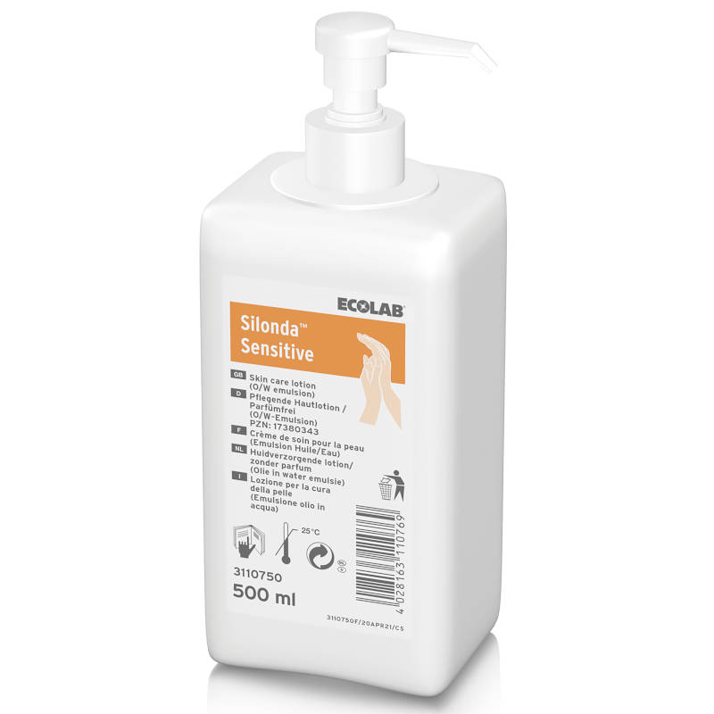 Crème des mains Anios Silonda Sensitive - Flacon pompe 500 ml