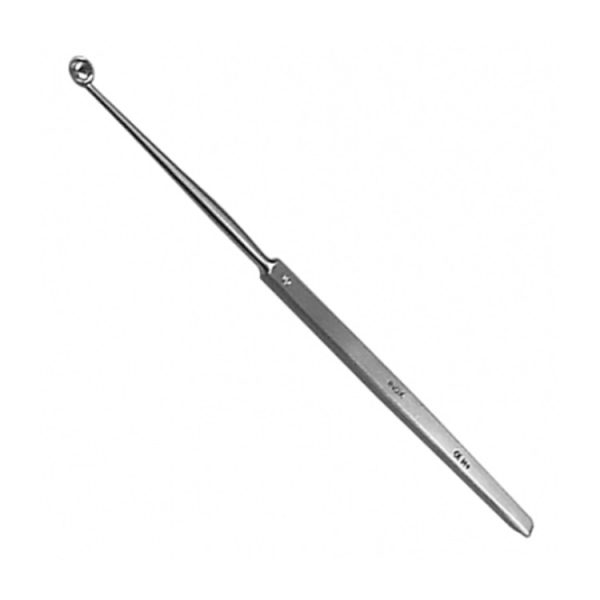 Curette fine pleine manche 16 cm