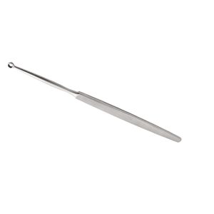 Curette fine dermato fenêtrée manche 16 cm