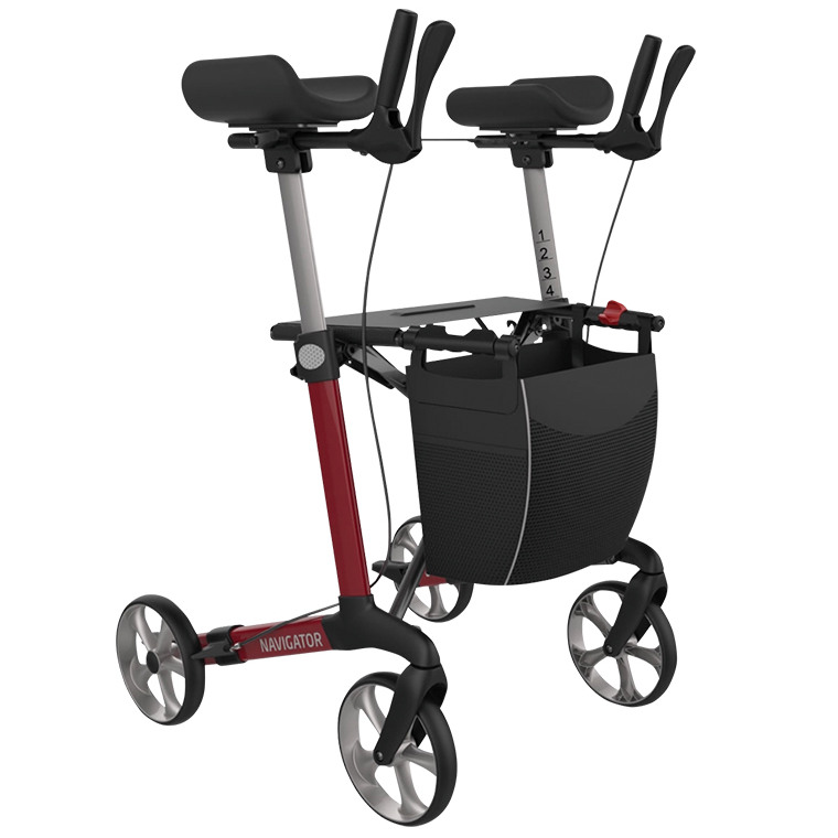 Déambulateur 4 roues Navigator avec appuis antébrachiaux