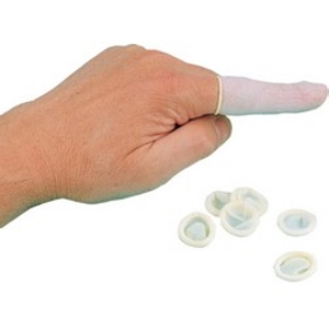 Doigtier médical roulé latex (boîte de 100)