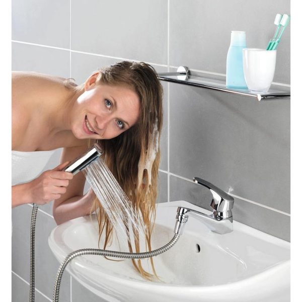 Douchette pour lavabo attache rapide