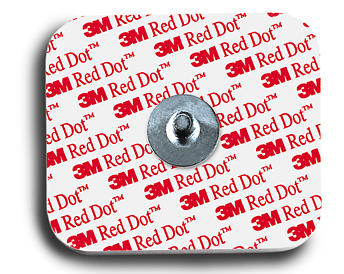 Electrodes 3M 2560 Red Dot à pression - test d'effort Gel solide