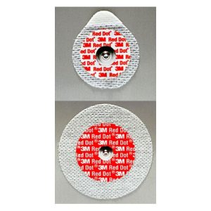 Electrodes 3M 2238 Red Dot à pression Gel solide - Support multi-extensible