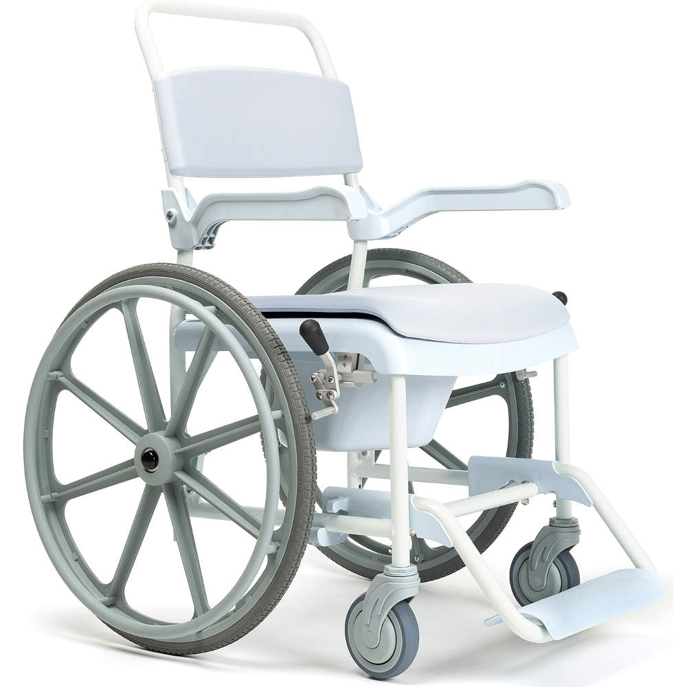 Fauteuil de douche Pluo à grandes roues 24 pouces