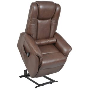 Fauteuil releveur électrique Emeraude Cuir 2 moteurs