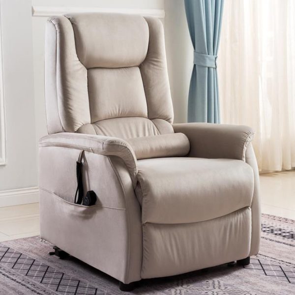 Fauteuil releveur électrique Emeraude 1 moteur dos au mur – Image 4