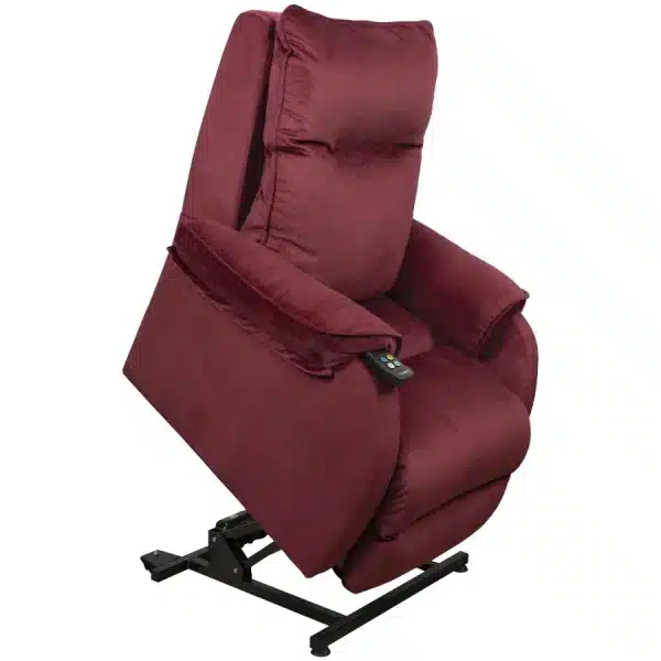 Fauteuil releveur électrique Lux rouge rubis