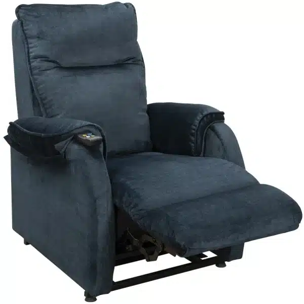 Fauteuil releveur électrique Lux bleu saphir
