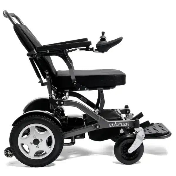 Fauteuil roulant électrique pliant Eloflex R - Dossier inclinable