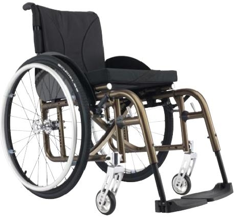 Fauteuil roulant actif léger Kuschall Compact à double main courante