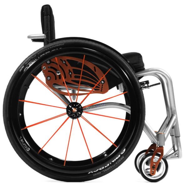 Fauteuil roulant ultra léger en titane Offcarr QUASAR – Image 3
