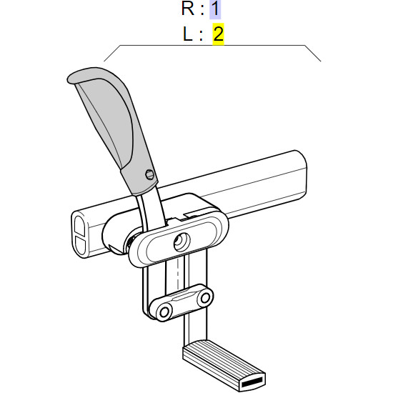 Frein pour fauteuil roulant Action 3NG et 4NG