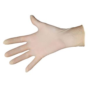 Gants latex non poudrés (la boîte)