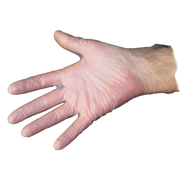 Gants vinyle non poudrés (la boîte)