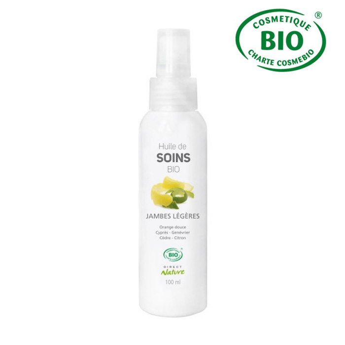 Huile de massage Bio Jambes légères 100 ml