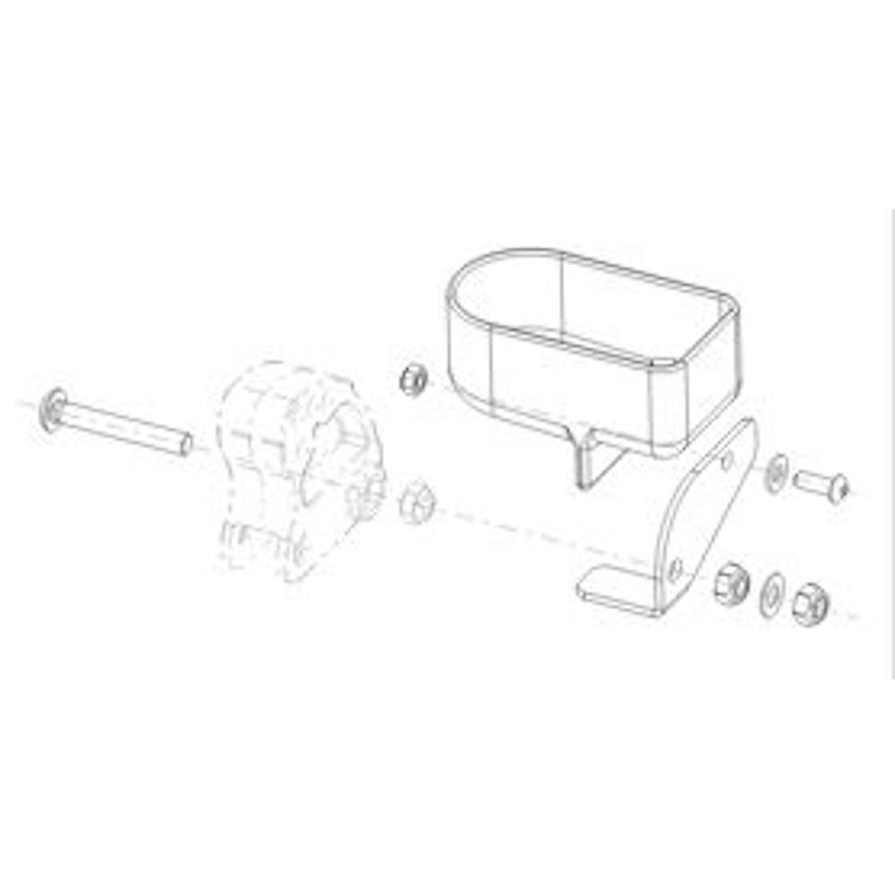 Kit porte canne pour fauteuil roulant Salsa R2 et Salsa M2 et M2 mini
