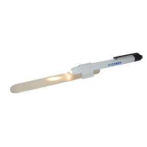 Lampe Stylo avec porte abaisse langue - Blanc
