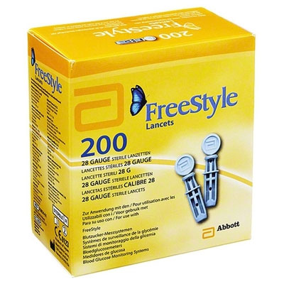 Lancettes Freestyle Papillon (boîte de 200)