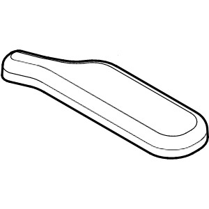 Manchette d'accoudoir courte pour fauteuil roulant Invacare