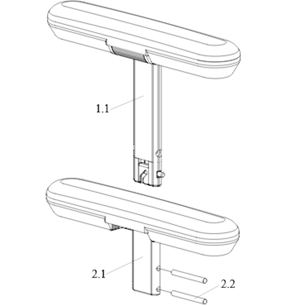 Manchette accoudoir pour fauteuil Neon 2