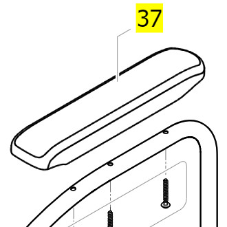 Manchette d'accoudoir pour fauteuil roulant Action 3NG et 4NG