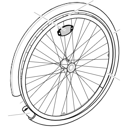 Pièces détachées pour roue arrière fauteuil roulant Action 1NG et 2NG