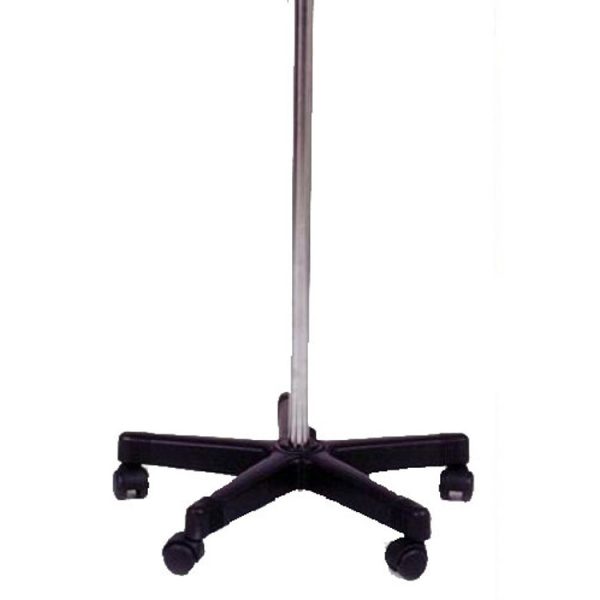 Pied roulant lesté seul pour lampe Verre et Quartz