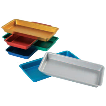 Plateau aluminium de stérilisation