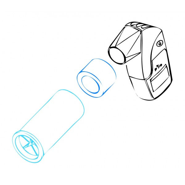 Raccord Piko en silicone pour embout carton