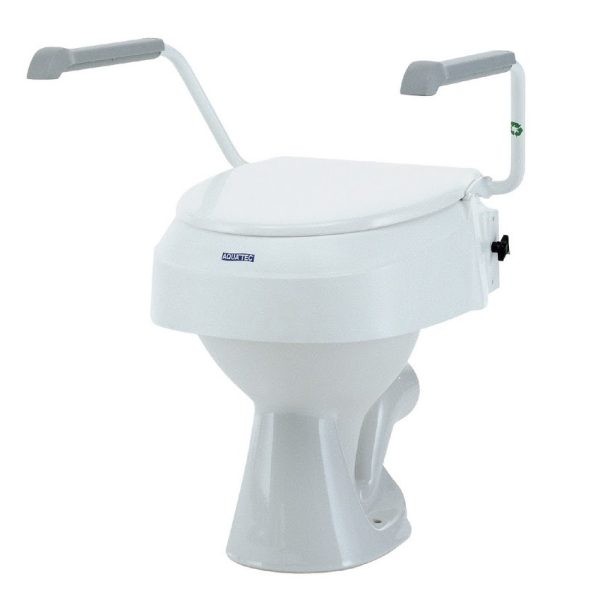 Réhausse WC Invacare Aquatec AT900 avec accoudoirs