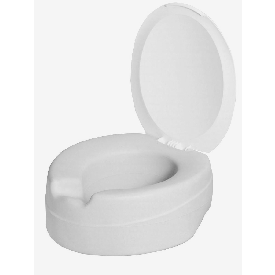Réhausse WC Contact souple avec couvercle