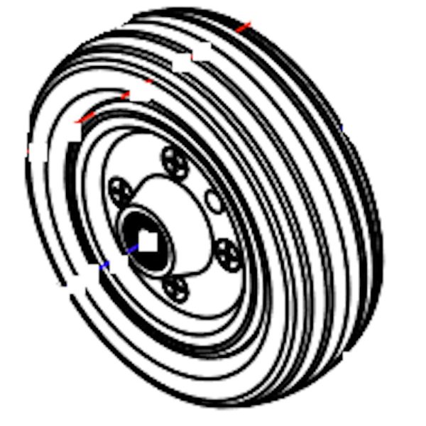 Roue pour fauteuil roulant Pronto – Image 2