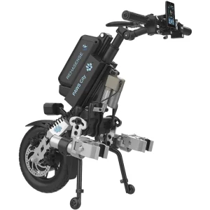 Roue motorisée Paws City pour fauteuil roulant manuel