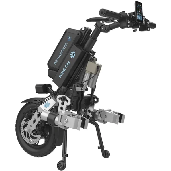 Roue motorisée Paws City pour fauteuil roulant manuel