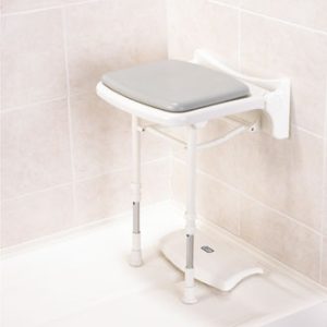 Siège de douche mural rabattable Hawaï Compact